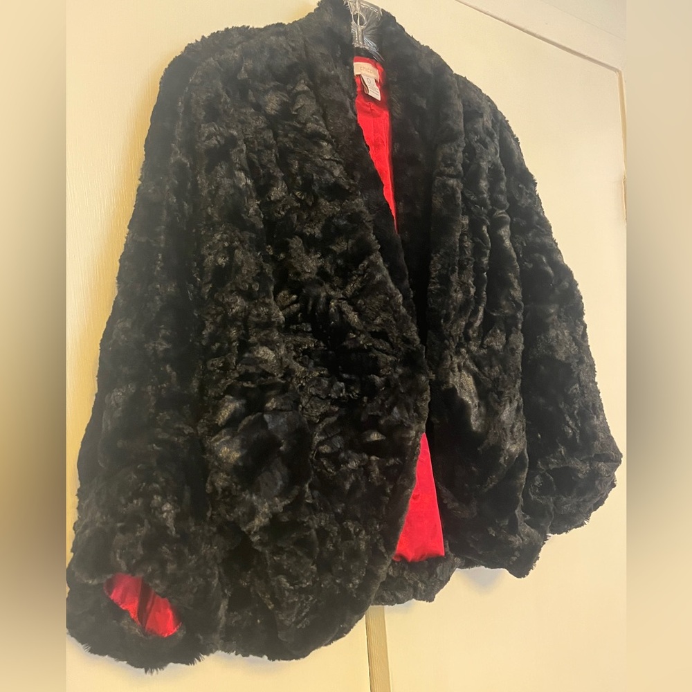 Chico's Cozy Black Party Jacket